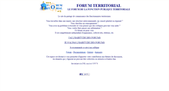 Desktop Screenshot of forumterritorial.org