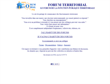 Tablet Screenshot of forumterritorial.org